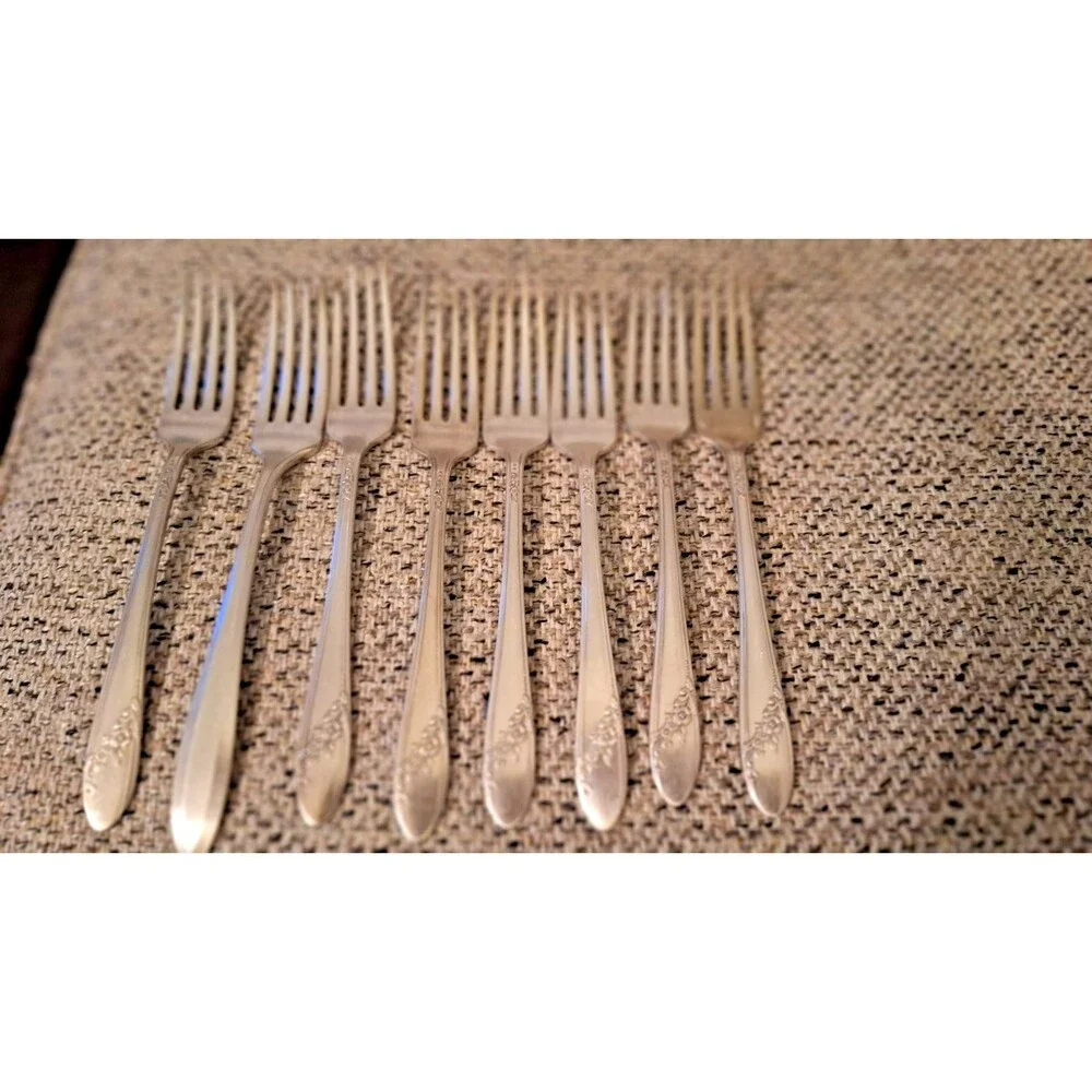 Tudor Plate Oneida Community Silver Plate‎ Spoons Forks